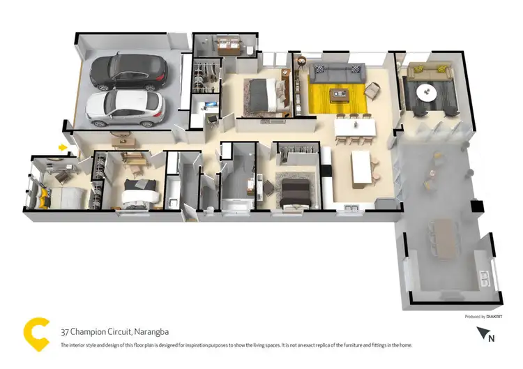 Floorplan of Homely house listing, 37 Champion Circuit, Narangba QLD 4504