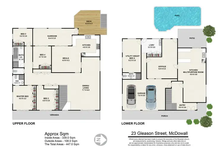 Floorplan of Homely house listing, 23 Gleason Street, Mcdowall QLD 4053