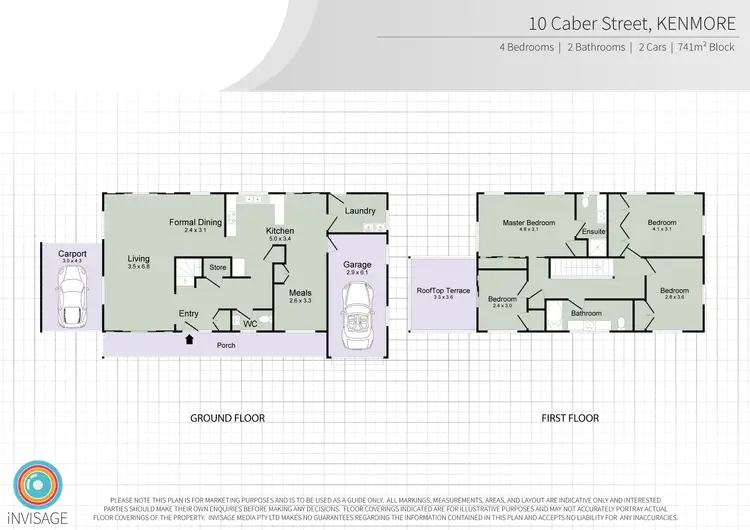 Floorplan of Homely house listing, 10 Caber St, Kenmore QLD 4069