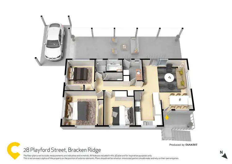 Floorplan of Homely house listing, 28 Playford Street, Bracken Ridge QLD 4017