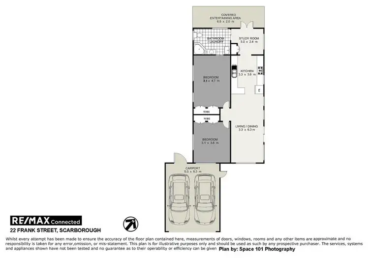 Floorplan of Homely house listing, 22 Frank Street, Scarborough QLD 4020
