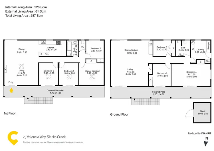 Floorplan of Homely house listing, 23 Valencia Way, Slacks Creek QLD 4127