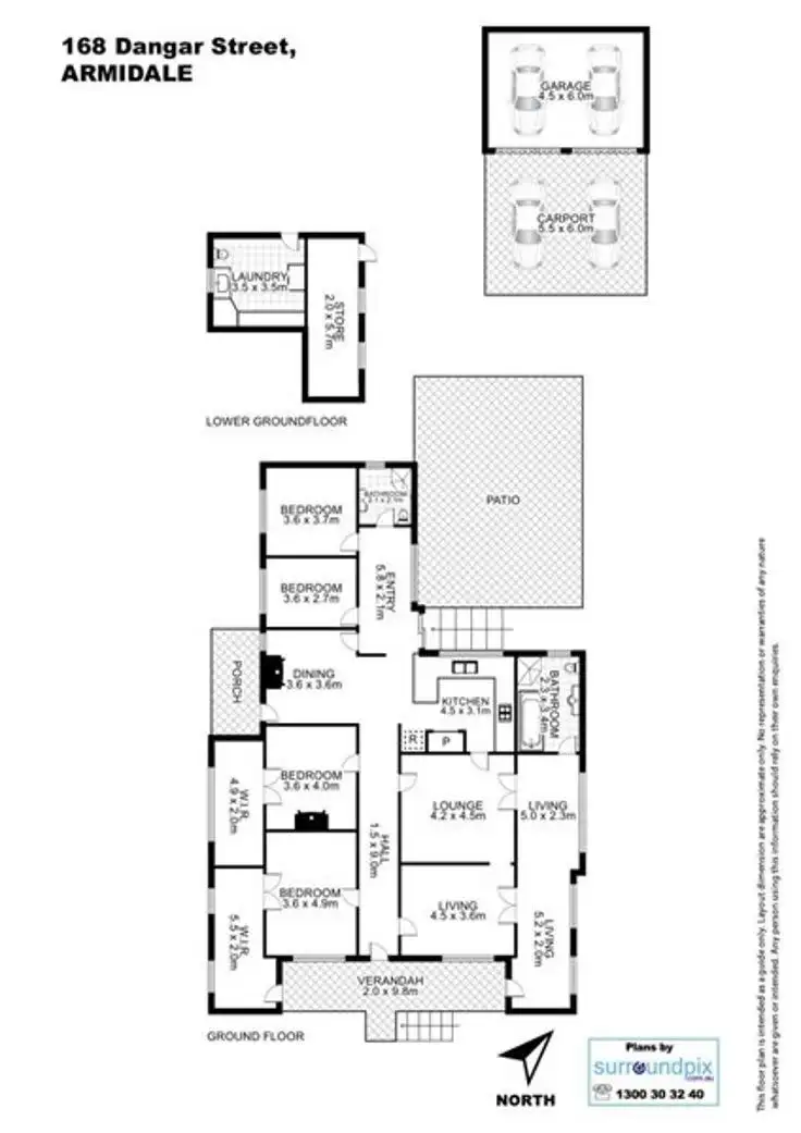 Floorplan of Homely house listing, 168 Dangar Street, Armidale NSW 2350