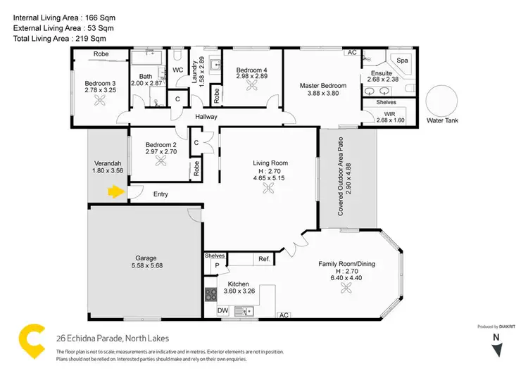 Floorplan of Homely house listing, 26 Echidna Parade, North Lakes QLD 4509