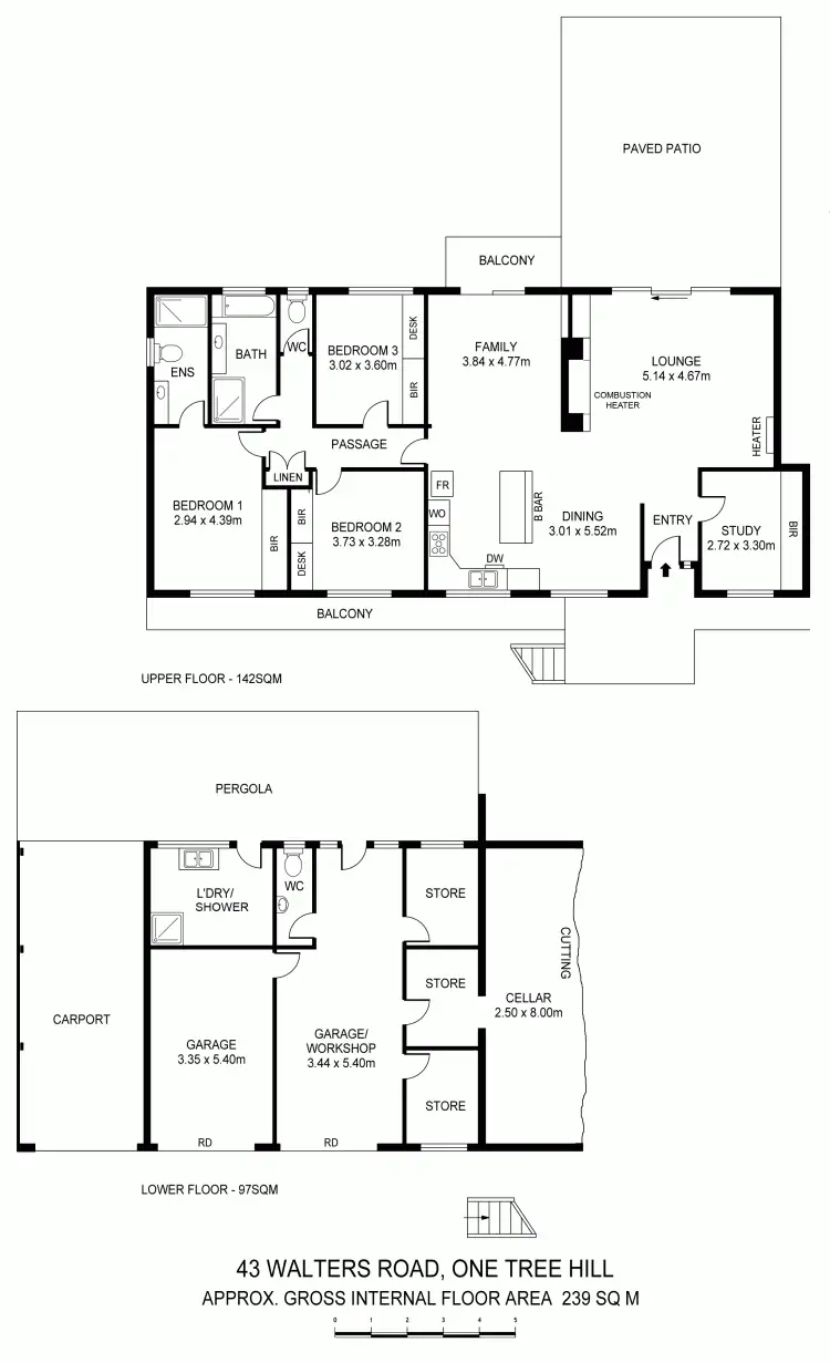 Floorplan of Homely house listing, 43 Walters Road, One Tree Hill SA 5114