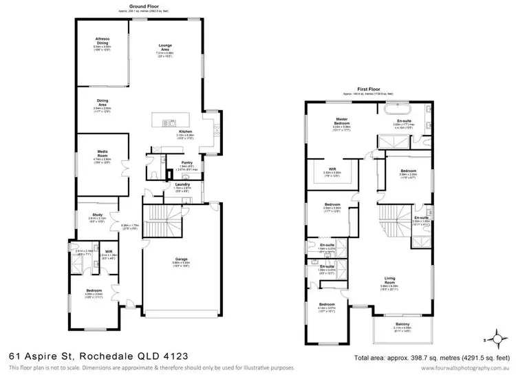 Floorplan of Homely house listing, 61 Aspire Street, Rochedale QLD 4123