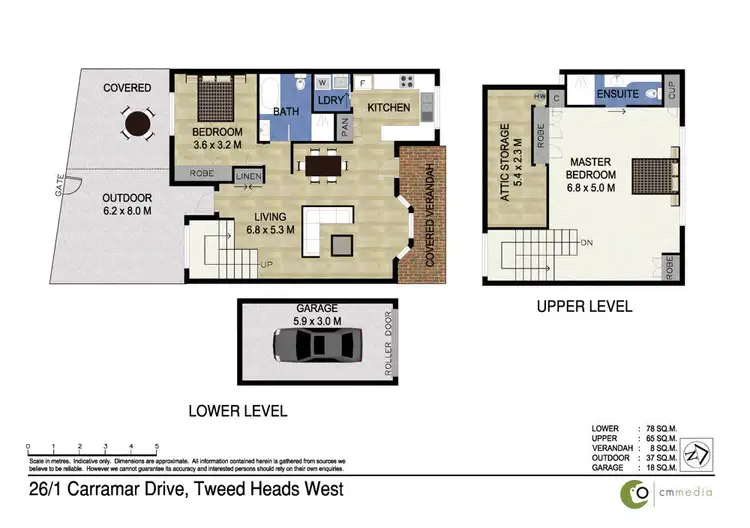 Floorplan of Homely house listing, 26/1 Carramar Drive, Tweed Heads West NSW 2485