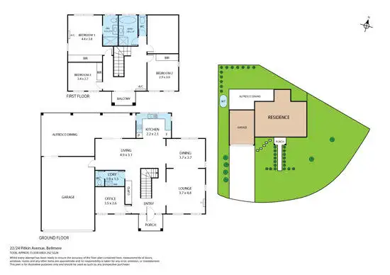 Floorplan of Homely house listing, 22-24 Pitkin Avenue, Bellmere QLD 4510