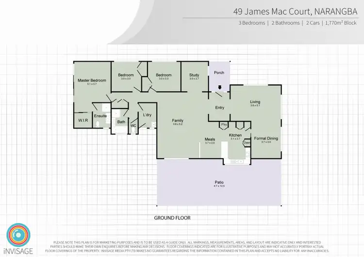 Floorplan of Homely house listing, 49 James Mac Court, Narangba QLD 4504