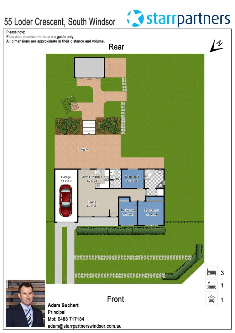 Floorplan of Homely house listing, 55 Loder Crescent, South Windsor NSW 2756