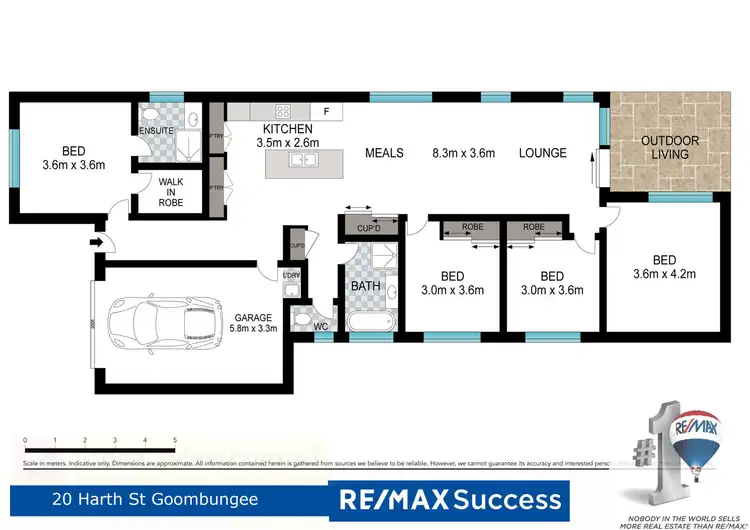 Floorplan of Homely house listing, 20 Harth Street, Goombungee QLD 4354