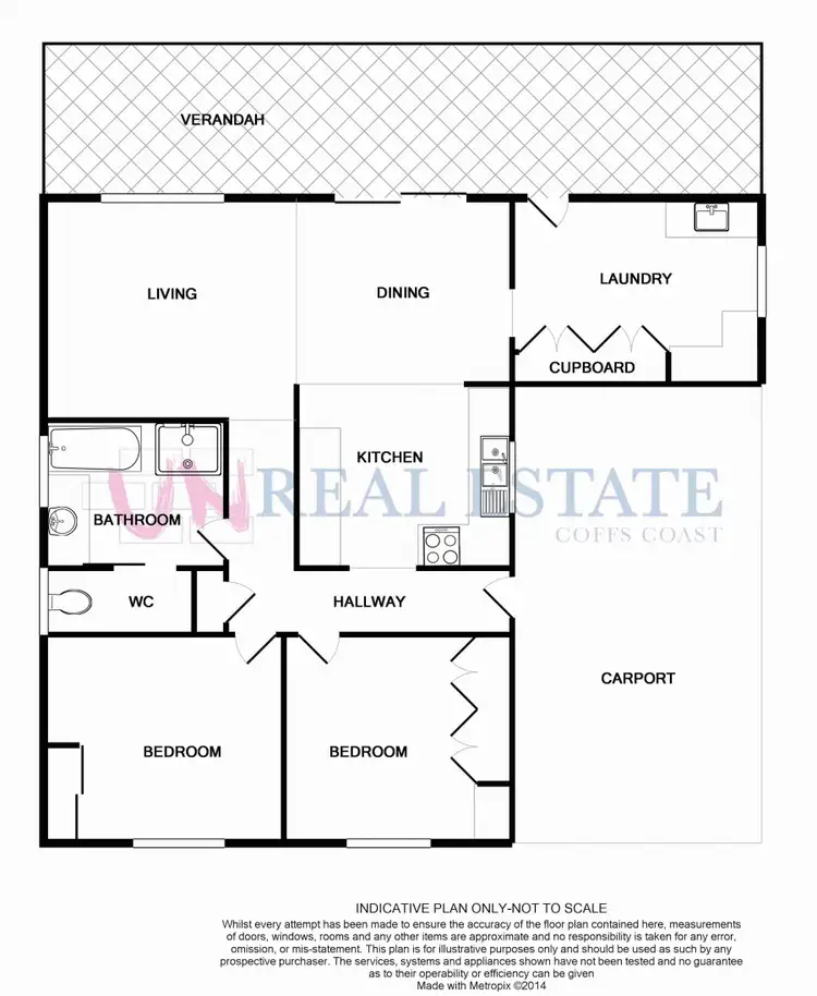 Floorplan of Homely house listing, 6 Ramornie Drive, Toormina NSW 2452