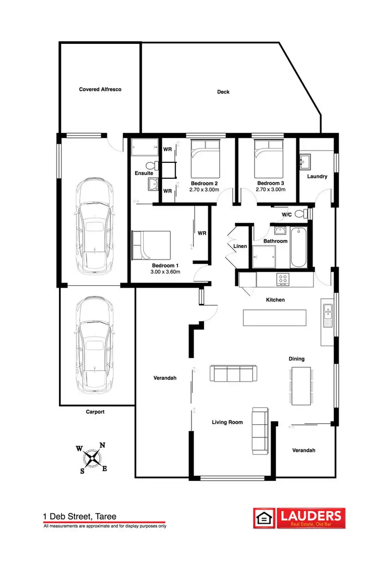 Floorplan of Homely house listing, 1 Deb Street, Taree NSW 2430