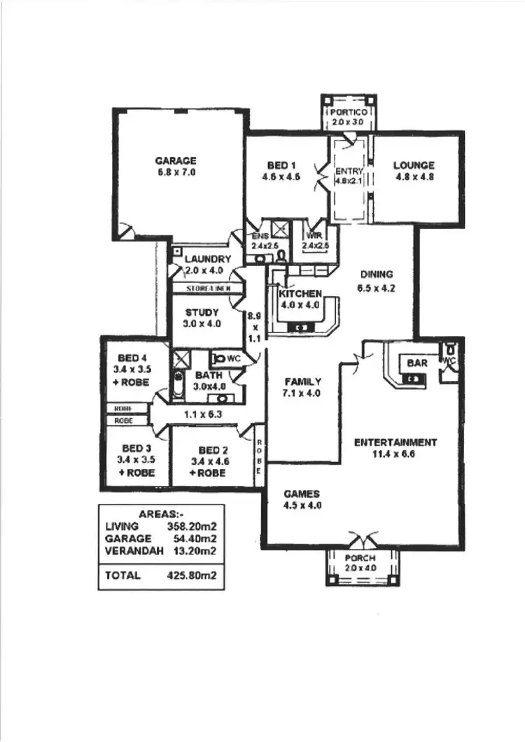 Floorplan of Homely house listing, 120 Christian, Murray Bridge SA 5253