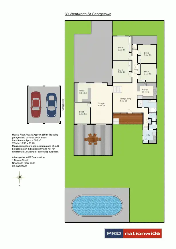 Floorplan of Homely house listing, 30 Wentworth Street, Georgetown NSW 2298