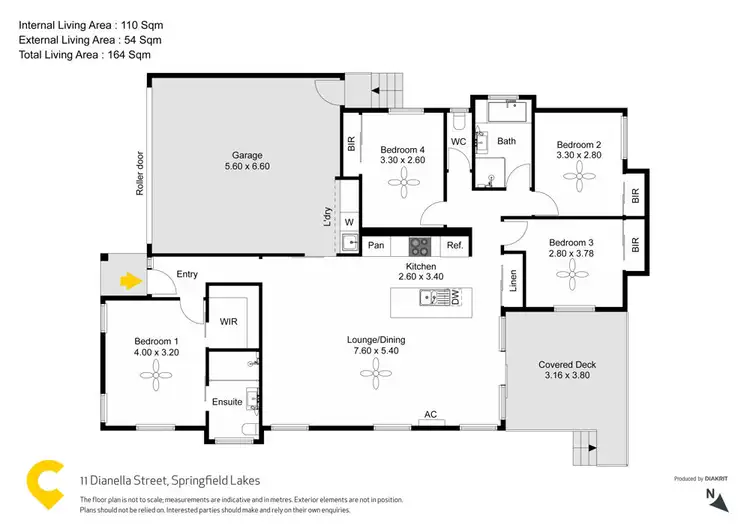 Floorplan of Homely house listing, 11 Dianella Street, Springfield Lakes QLD 4300