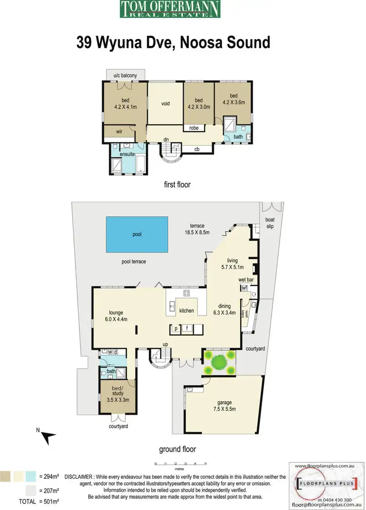 Floorplan of Homely house listing, 39 Wyuna Drive, Noosaville QLD 4566