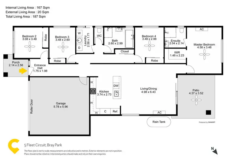 Floorplan of Homely house listing, 5 Fleet Circuit, Bray Park QLD 4500