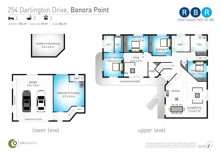 Floorplan of Homely house listing, 254 Darlington Drive, Banora Point NSW 2486