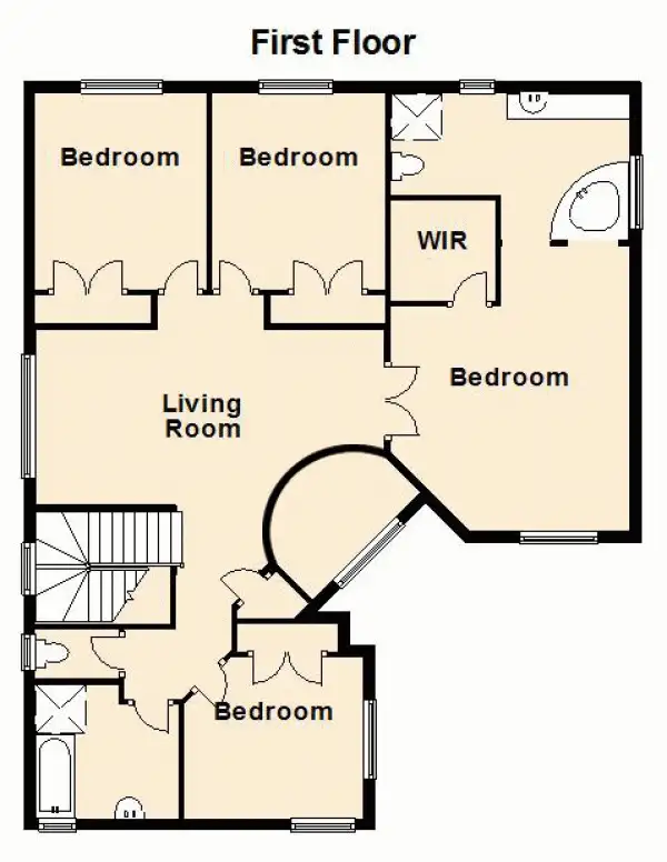 Floorplan of Homely house listing, 1 Handel Court, Eatons Hill QLD 4037