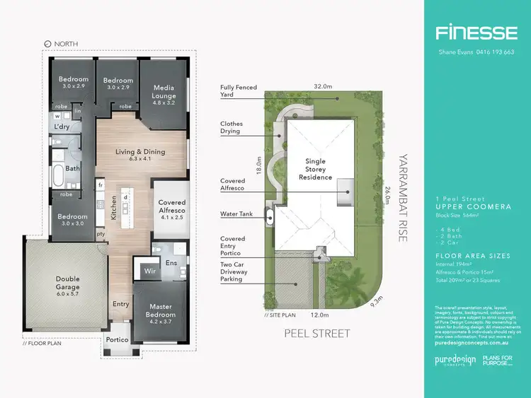 Floorplan of Homely house listing, 1 Peel Street, Upper Coomera QLD 4209