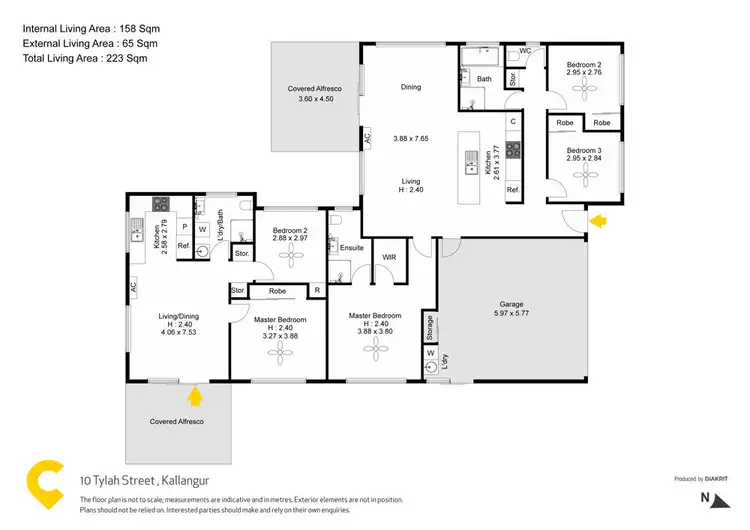 Floorplan of Homely house listing, 10 Tylah Street, Kallangur QLD 4503