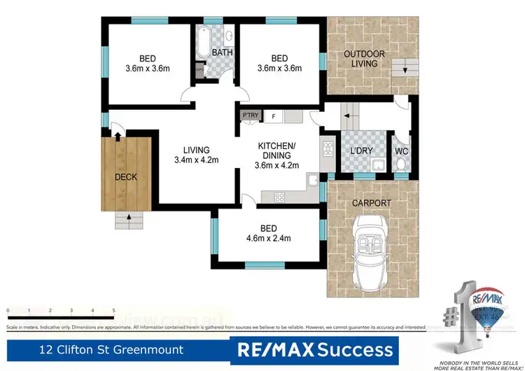 Floorplan of Homely house listing, 12 Clifton Street, Greenmount QLD 4359