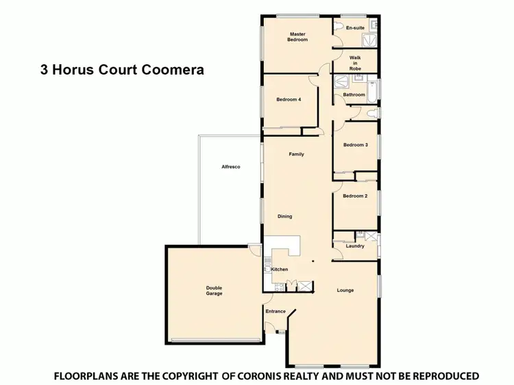 Floorplan of Homely house listing, z3 Horus Court, Coomera QLD 4209