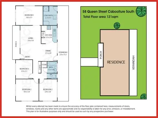 Floorplan of Homely house listing, 58-60 Queen Street, Caboolture South QLD 4510