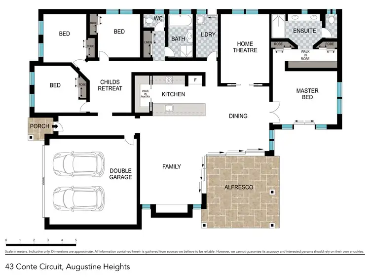 Floorplan of Homely house listing, 43 Conte Circuit, Augustine Heights QLD 4300