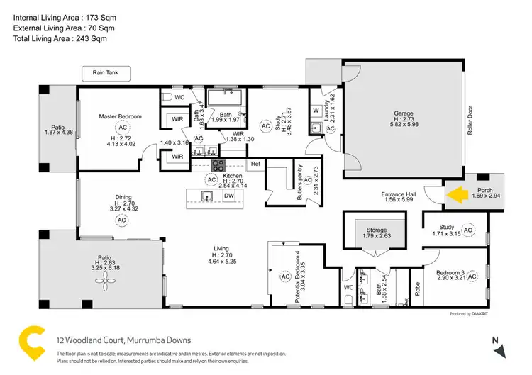 Floorplan of Homely house listing, 12 Woodland Court, Murrumba Downs QLD 4503