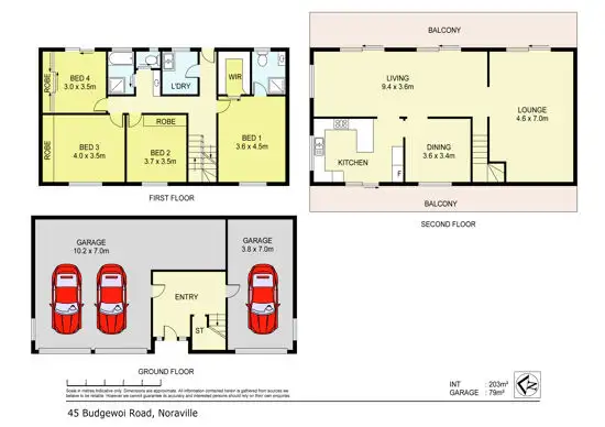Floorplan of Homely house listing, 45 Budgewoi Road, Noraville NSW 2263