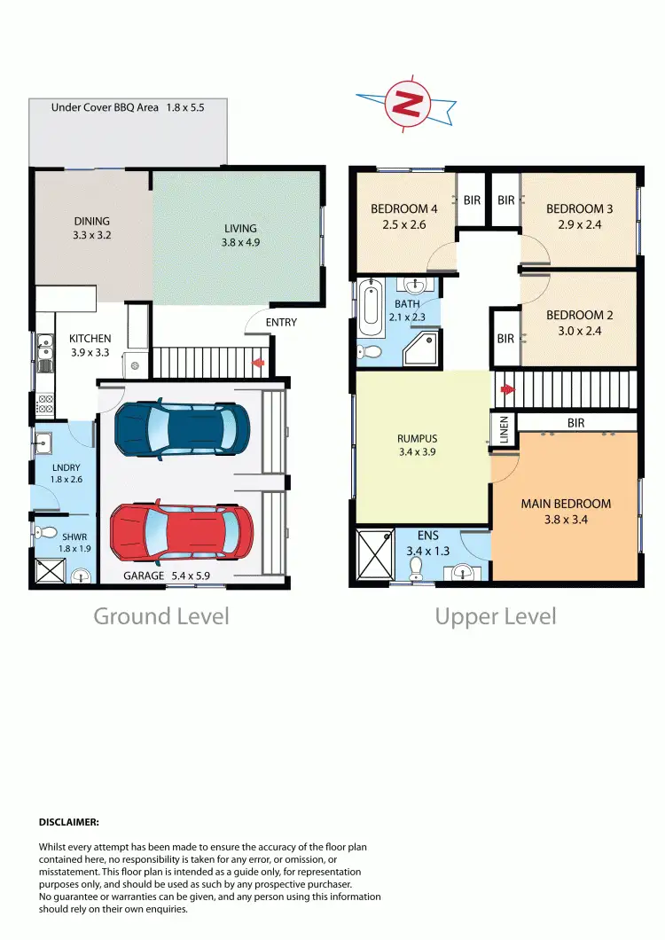 Floorplan of Homely house listing, 59 Glenheath Ave, Kellyville Ridge NSW 2155