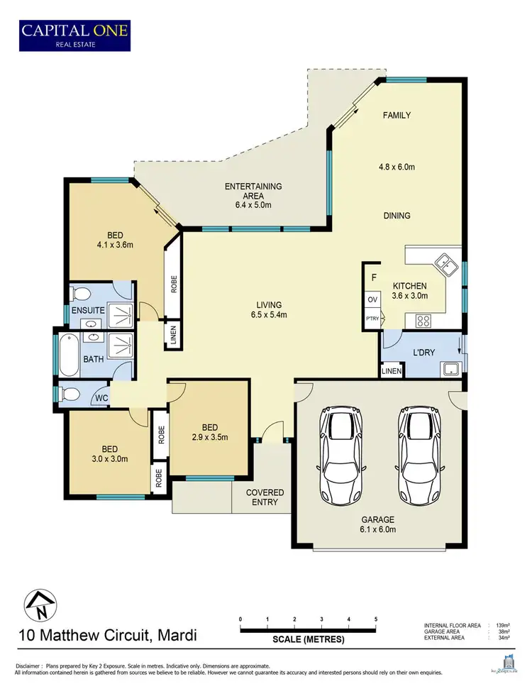 Floorplan of Homely house listing, 10 Matthew Circuit, Mardi NSW 2259