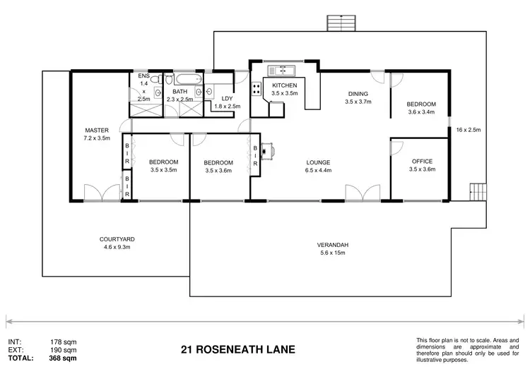 Floorplan of Homely house listing, 21 Roseneath Lane, Armidale NSW 2350