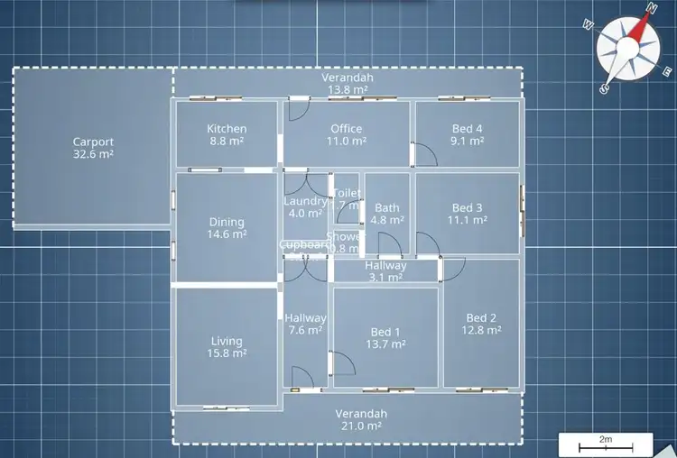 Floorplan of Homely house listing, 125 Grove Street, Kooringal NSW 2650