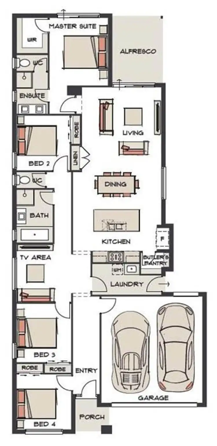 Floorplan of Homely house listing, 35 Meredith Crescent, Baringa QLD 4551