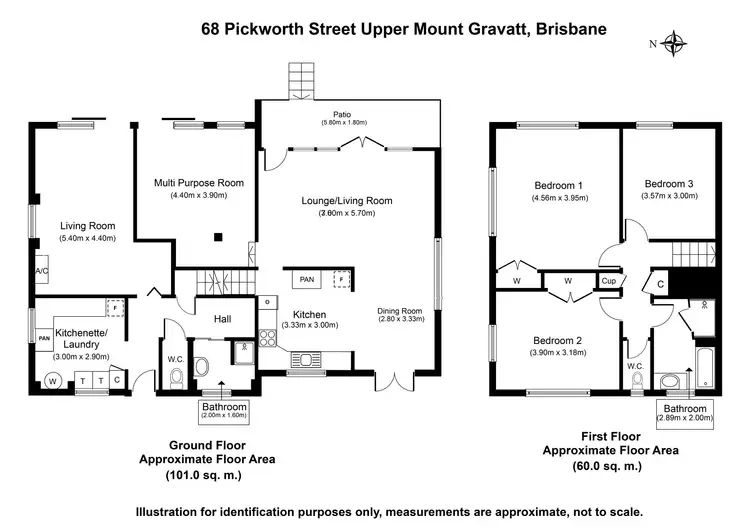 Floorplan of Homely house listing, 68 Pickworth Street, Upper Mount Gravatt QLD 4122