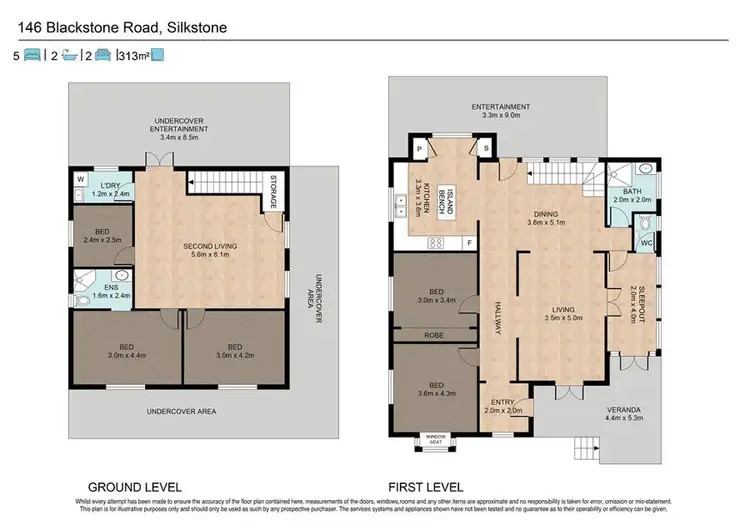 Floorplan of Homely house listing, 146 Blackstone Road, Silkstone QLD 4304