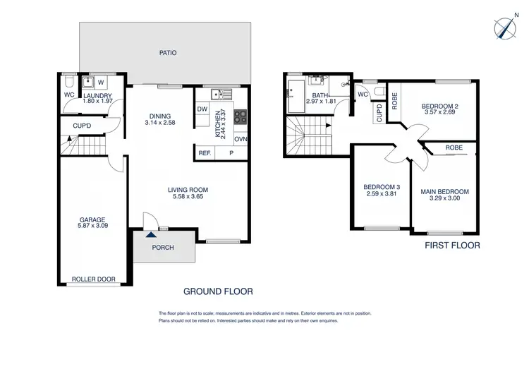 Floorplan of Homely townhouse listing, 12/2 Blend Place, Woodcroft NSW 2767