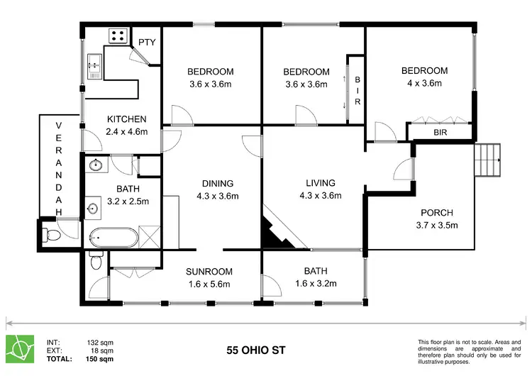 Floorplan of Homely house listing, 55 Ohio Street, Armidale NSW 2350