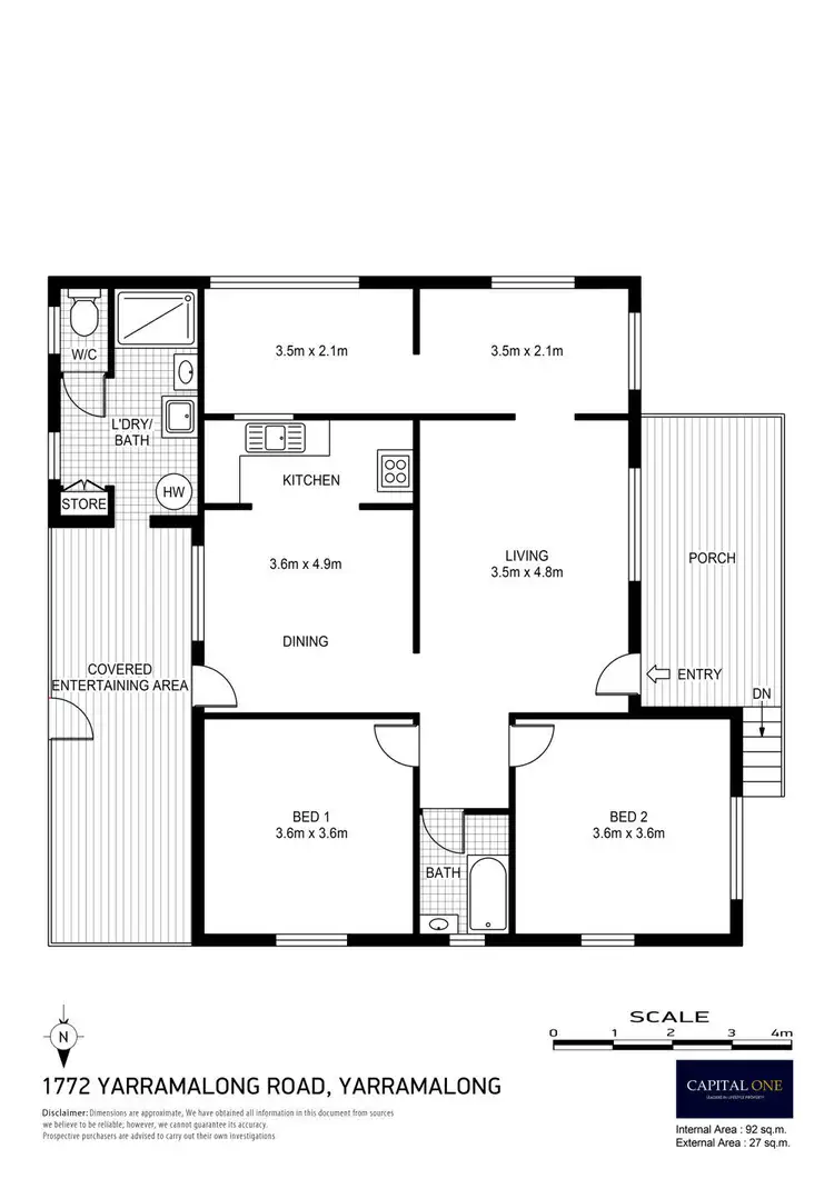 Floorplan of Homely rural property listing, 1772 Yarramalong Road, Yarramalong NSW 2259