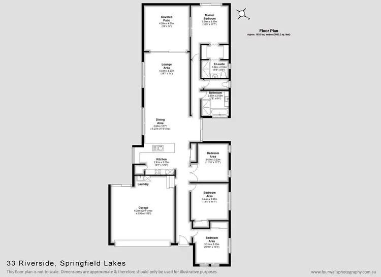 Floorplan of Homely house listing, 33 Riverside Cr, Springfield Lakes QLD 4300