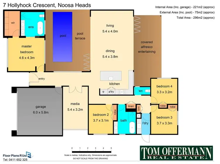 Floorplan of Homely house listing, 7 Hollyhock Crescent, Noosa Heads QLD 4567