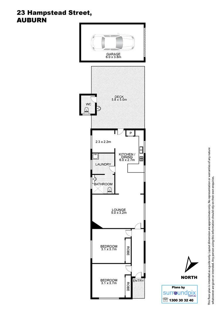Floorplan of Homely house listing, 23 Hampstead Rd, Auburn NSW 2144