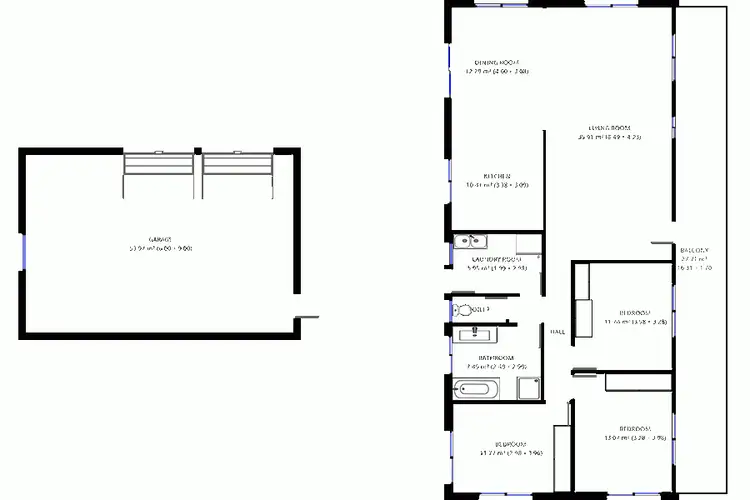 Floorplan of Homely rural property listing, 42-44 Kickbuschs Road, Marburg QLD 4346