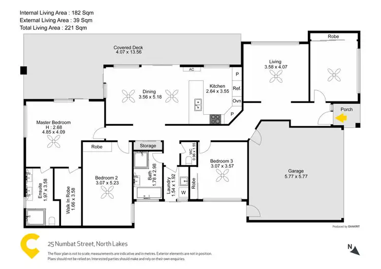 Floorplan of Homely house listing, 25 Numbat Street, North Lakes QLD 4509