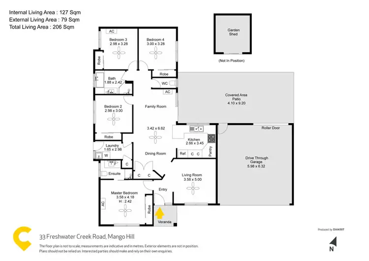 Floorplan of Homely house listing, 33 Freshwater Creek Road, Mango Hill QLD 4509