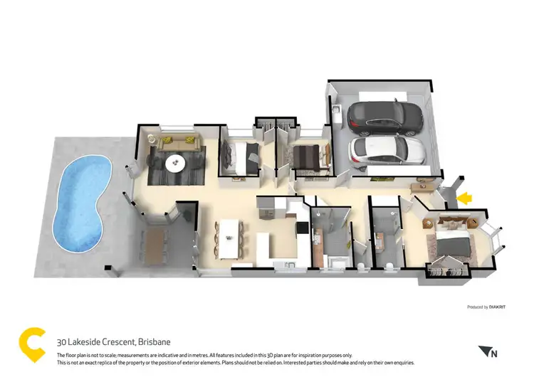 Floorplan of Homely house listing, 30 Lakeside Crescent, Forest Lake QLD 4078