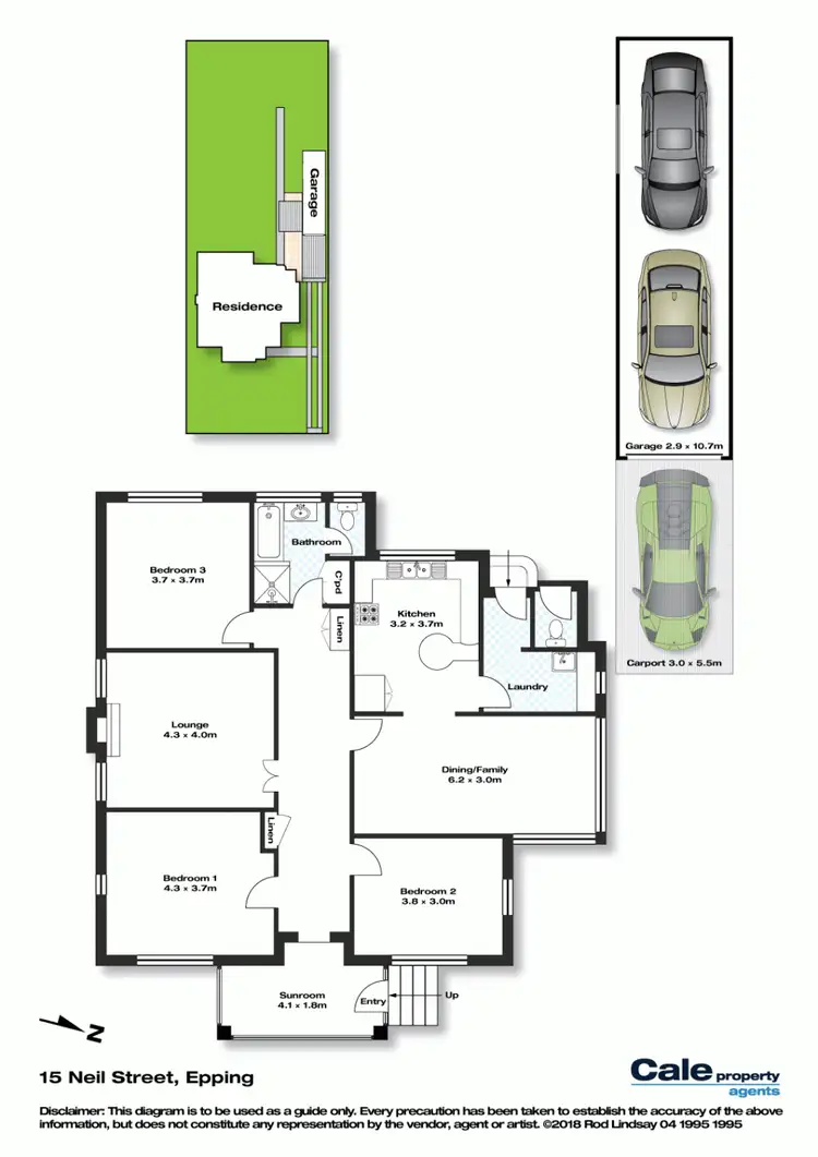 Floorplan of Homely house listing, 15 Neil Street, Epping NSW 2121